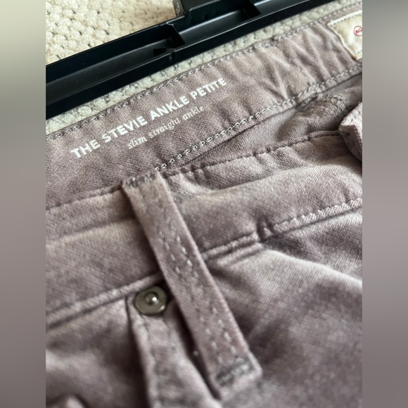 AG, The Stevie Ankle Petite Ankle Velvet Pants, size 30P - Picture 13 of 17